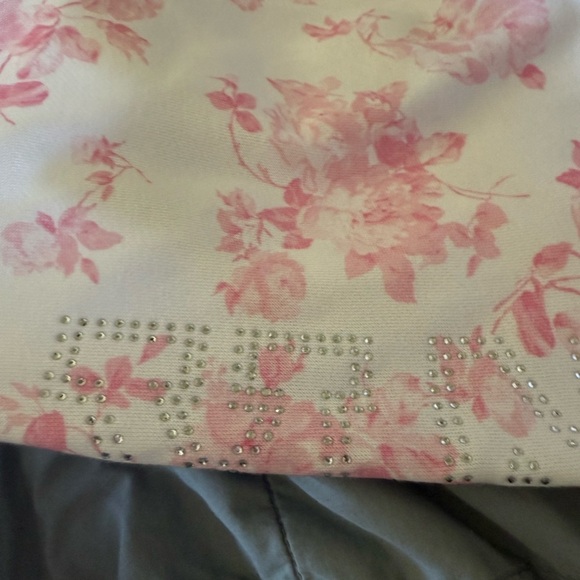 NWT LoveShackFancy x VS Pink Everblooming White wide leg sweatpants - M - Picture 12 of 13